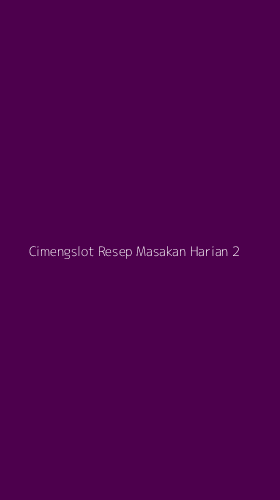Tampilan Antarmuka Aplikasi Cimengslot Resep Masakan Harian - 2