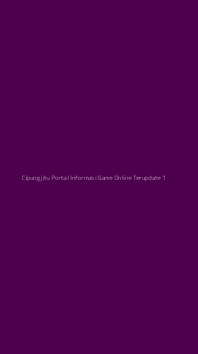 Tampilan Antarmuka Aplikasi Cipungjitu Portal Informasi Game Online Terupdate - 1