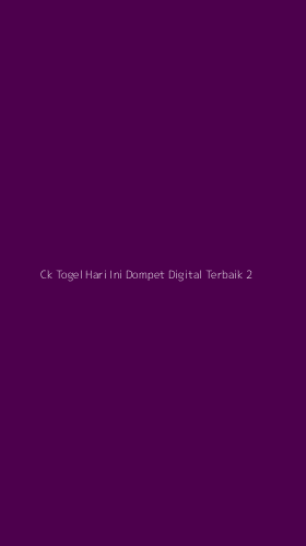 Tampilan Antarmuka Aplikasi Ck Togel Hari Ini Dompet Digital Terbaik - 2