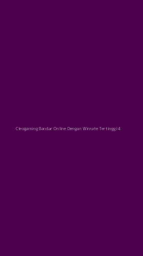 Tampilan Antarmuka Aplikasi Cleogaming Bandar Online Dengan Winrate Tertinggi - 4