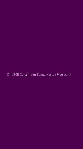 Tampilan Antarmuka Aplikasi Cmd365 Cara Klaim Bonus Harian Member - 4
