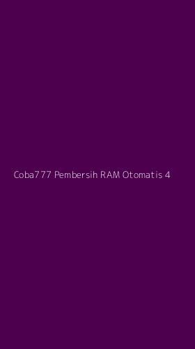Tampilan Antarmuka Aplikasi Coba777 Pembersih Ram Otomatis - 4