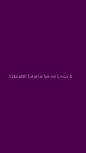 Tampilan Antarmuka Aplikasi Cobra88 Tutorial Server Linux - 4