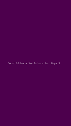 Tampilan Antarmuka Aplikasi Cocol188 Bandar Slot Terbesar Pasti Bayar - 3