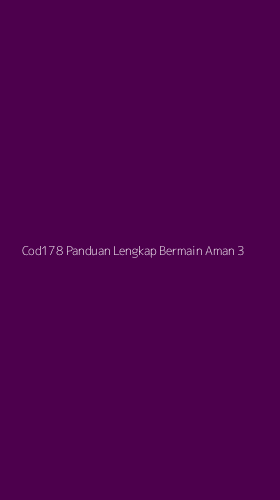 Tampilan Antarmuka Aplikasi Cod178 Panduan Lengkap Bermain Aman - 3