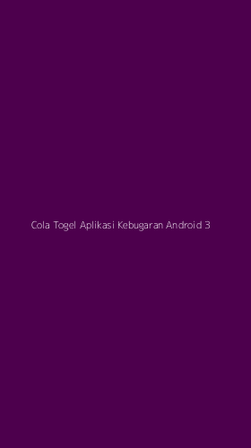 Tampilan Antarmuka Aplikasi Cola Togel Aplikasi Kebugaran Android - 3