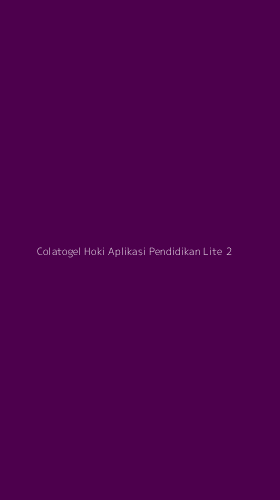 Tampilan Antarmuka Aplikasi Colatogel Hoki Aplikasi Pendidikan Lite - 2