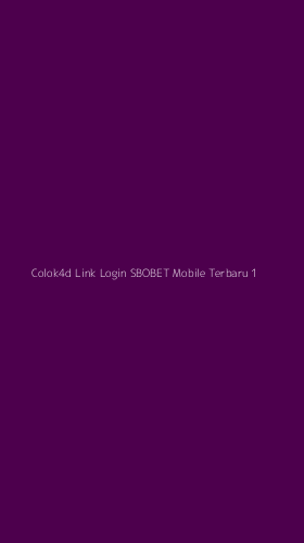 Tampilan Antarmuka Aplikasi Colok4d Link Login Sbobet Mobile Terbaru - 1