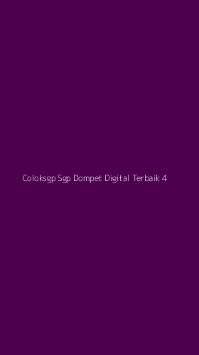 Tampilan Antarmuka Aplikasi Coloksgp Sgp Dompet Digital Terbaik - 4