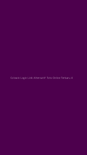 Tampilan Antarmuka Aplikasi Colowin Login Link Alternatif Toto Online Terbaru - 4