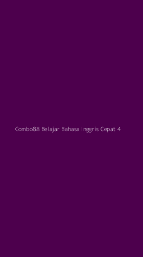 Tampilan Antarmuka Aplikasi Combo88 Belajar Bahasa Inggris Cepat - 4
