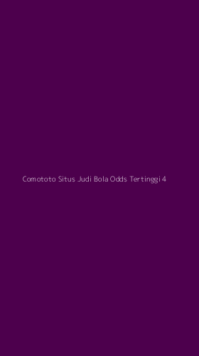Tampilan Antarmuka Aplikasi Comototo Situs Judi Bola Odds Tertinggi - 4