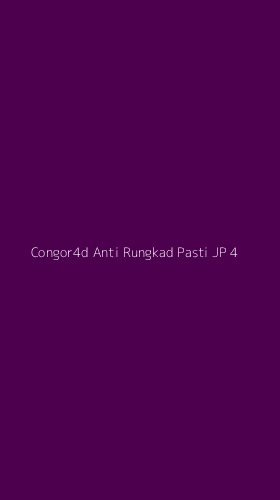 Tampilan Antarmuka Aplikasi Congor4d Anti Rungkad Pasti Jp - 4