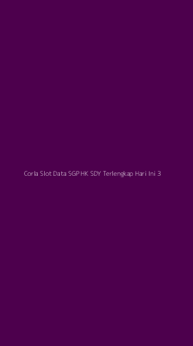 Tampilan Antarmuka Aplikasi Corla Slot Data Sgp Hk Sdy Terlengkap Hari Ini - 3