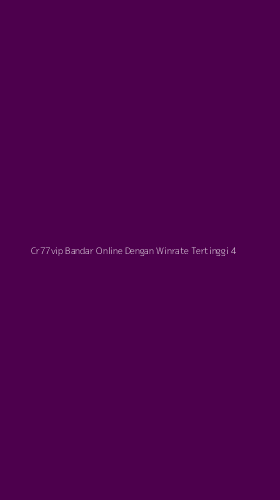 Tampilan Antarmuka Aplikasi Cr77vip Bandar Online Dengan Winrate Tertinggi - 4