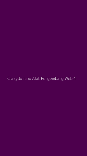 Tampilan Antarmuka Aplikasi Crazydomino Alat Pengembang Web - 4