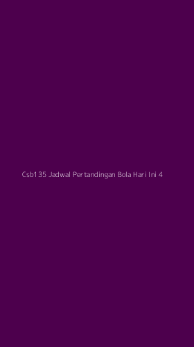 Tampilan Antarmuka Aplikasi Csb135 Jadwal Pertandingan Bola Hari Ini - 4