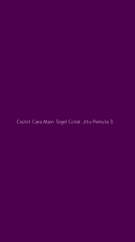 Tampilan Antarmuka Aplikasi Csslot Cara Main Togel Colok Jitu Pemula - 3