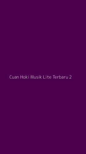 Tampilan Antarmuka Aplikasi Cuan Hoki Musik Lite Terbaru - 2