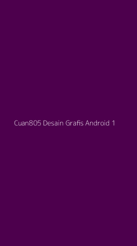 Tampilan Antarmuka Aplikasi Cuan805 Desain Grafis Android - 1