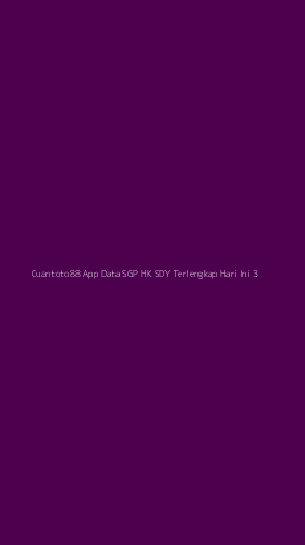 Tampilan Antarmuka Aplikasi Cuantoto88 App Data Sgp Hk Sdy Terlengkap Hari Ini - 3