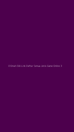 Tampilan Antarmuka Aplikasi D Omah Slili Link Daftar Semua Jenis Game Online - 3