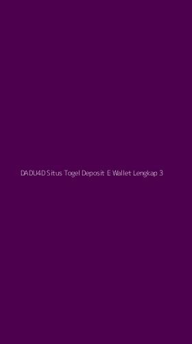 Tampilan Antarmuka Aplikasi Dadu4d Situs Togel Deposit E Wallet Lengkap - 3