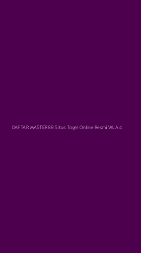 Tampilan Antarmuka Aplikasi Daftar Master88 Situs Togel Online Resmi Wla - 4