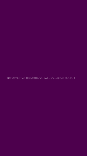 Tampilan Antarmuka Aplikasi Daftar Slot 4d Terbaru Kumpulan Link Situs Game Populer - 1