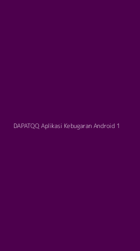 Tampilan Antarmuka Aplikasi Dapatqq Aplikasi Kebugaran Android - 1