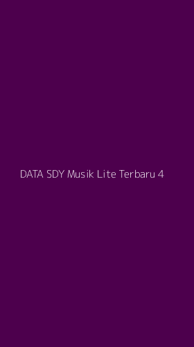 Tampilan Antarmuka Aplikasi Data Sdy Musik Lite Terbaru - 4