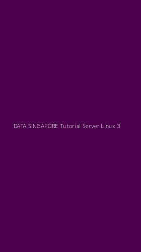 Tampilan Antarmuka Aplikasi Data Singapore Tutorial Server Linux - 3