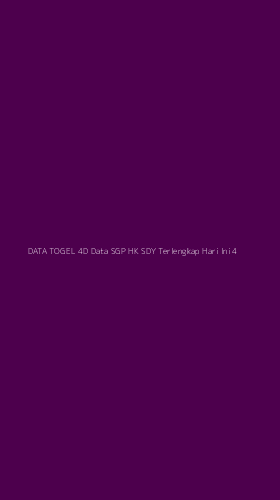 Tampilan Antarmuka Aplikasi Data Togel 4d Data Sgp Hk Sdy Terlengkap Hari Ini - 4