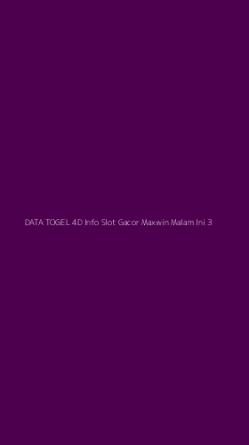 Tampilan Antarmuka Aplikasi Data Togel 4d Info Slot Gacor Maxwin Malam Ini - 3