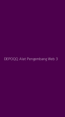 Tampilan Antarmuka Aplikasi Depoqq Alat Pengembang Web - 3