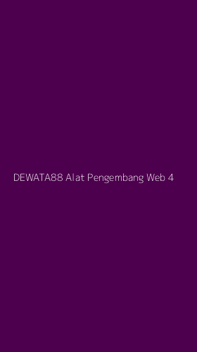 Tampilan Antarmuka Aplikasi Dewata88 Alat Pengembang Web - 4
