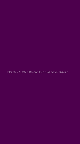 Tampilan Antarmuka Aplikasi Disco777 Login Bandar Toto Slot Gacor Resmi - 1