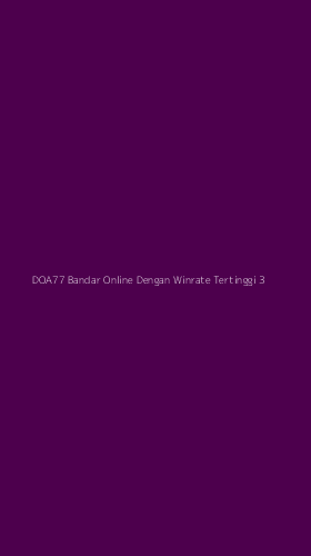 Tampilan Antarmuka Aplikasi Doa77 Bandar Online Dengan Winrate Tertinggi - 3