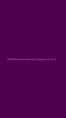 Tampilan Antarmuka Aplikasi Domino Bocoran Pola Slot Olympus Hari Ini - 4