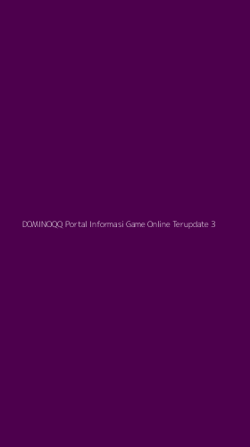 Tampilan Antarmuka Aplikasi Dominoqq Portal Informasi Game Online Terupdate - 3