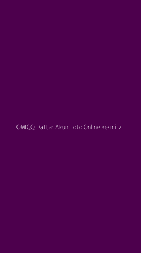 Tampilan Antarmuka Aplikasi Domiqq Daftar Akun Toto Online Resmi - 2