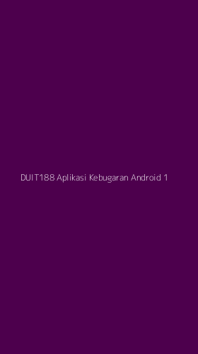 Tampilan Antarmuka Aplikasi Duit188 Aplikasi Kebugaran Android - 1