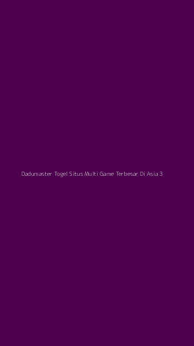 Tampilan Antarmuka Aplikasi Dadumaster Togel Situs Multi Game Terbesar Di Asia - 3