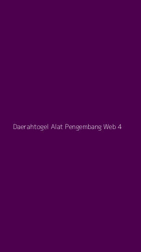 Tampilan Antarmuka Aplikasi Daerahtogel Alat Pengembang Web - 4