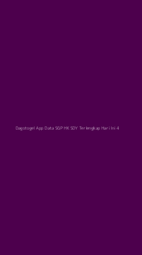 Tampilan Antarmuka Aplikasi Dagotogel App Data Sgp Hk Sdy Terlengkap Hari Ini - 4