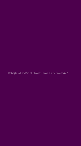Tampilan Antarmuka Aplikasi Dalangtoto Com Portal Informasi Game Online Terupdate - 1