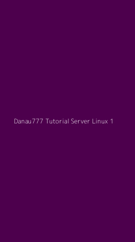 Tampilan Antarmuka Aplikasi Danau777 Tutorial Server Linux - 1