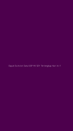 Tampilan Antarmuka Aplikasi Dapat Duitslot Data Sgp Hk Sdy Terlengkap Hari Ini - 1