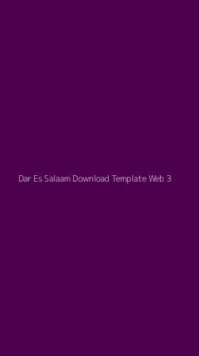 Tampilan Antarmuka Aplikasi Dar Es Salaam Download Template Web - 3