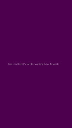 Tampilan Antarmuka Aplikasi Dasartoto Online Portal Informasi Game Online Terupdate - 1